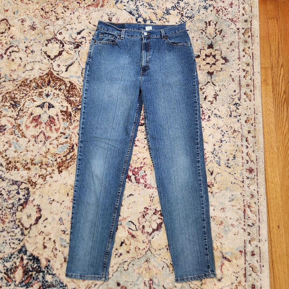Vintage Levi's 512 Slim Fit Tapered Leg High Waisted Mom Jeans Sz 16 L MIS